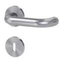 Vorschaubild Griffwerk Türgriff ALESSIA PROF Rosetten rund GK3