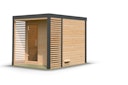 Vorschaubild Karibu Saunahaus Ares 2 - Hybridhaus mit Metallrahmen - 38 mm inkl. gratis Sauna-Zubehörset im Wert von 234,94 €