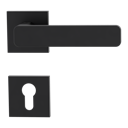 Vorschaubild Griffwerk VAYA 265 MINIMAL MODERN fast2fix  Fast2Fix Rosetten eckig Profilzylinder Graphitschwarz