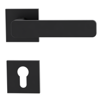 Griffwerk VAYA 265 MINIMAL MODERN fast2fix  Fast2Fix Rosetten eckig Profilzylinder Graphitschwarz