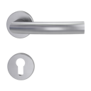 Vorschaubild Griffwerk Türgriff LORITA K3 Klippgarnitur- Edelstahl matt