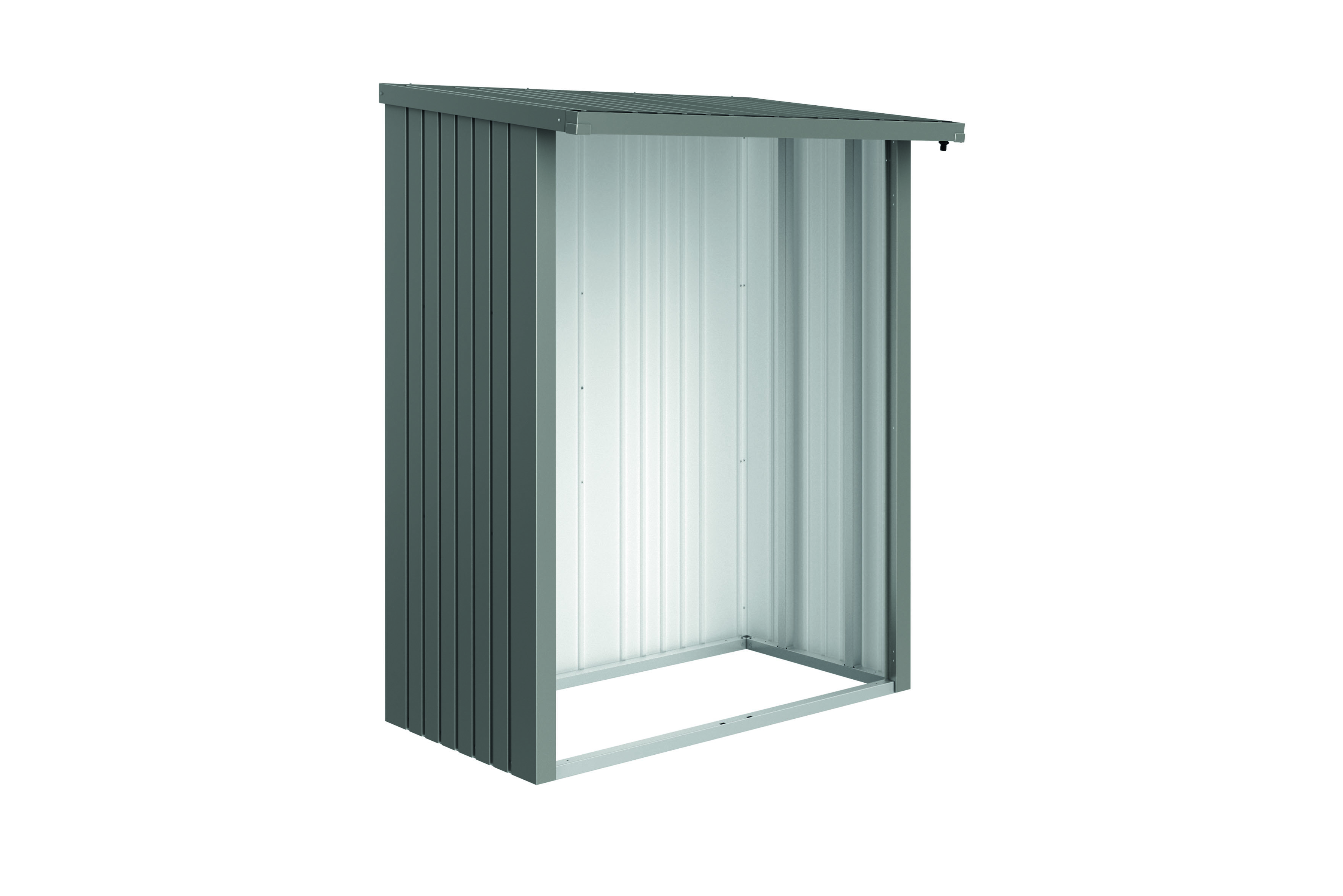 Thumbnail - Rückwand für Biohort Kaminholzlager Woodstock-150-quarzgrau-metallic