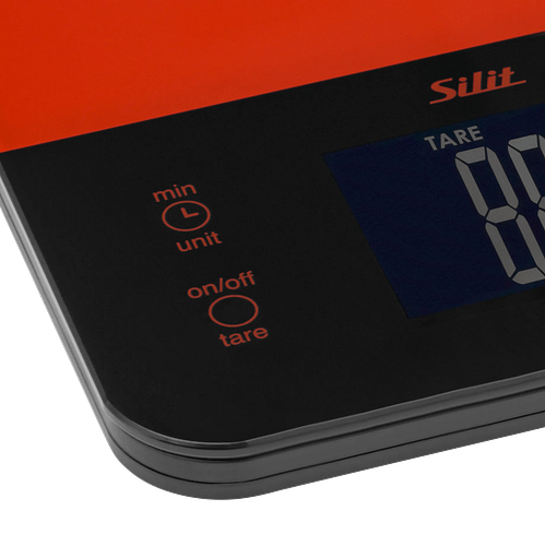 Silit Digitale Waage - Küchenwaage rot