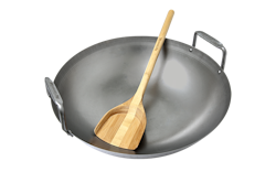 Big Green Egg Wok aus Kohlenstoffstahl