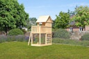 Akubi Stelzenhaus Frieda mit Kletterwand
