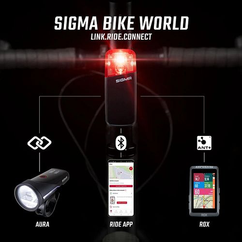Sigma Sport Radar-Rücklicht Reco 80 Link schwarz