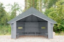 Wolff Finnhaus Wetterschutzhütte / Grillhütte Wanja 3327 XL 45