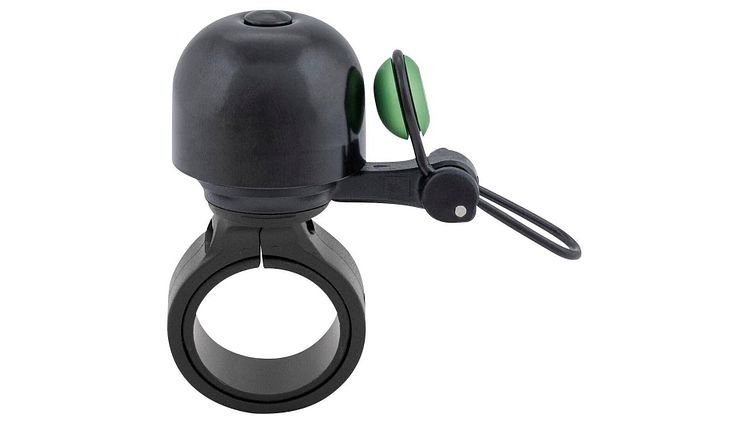 CONTEC Klingel Diamond Bing schwarz/grün passend für Lenker- 22,2 mm, mit Standardklemmung