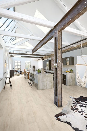 RESTPOSTEN MEISTER Laminatboden Melango LD 300/20 Eiche arcticweiß 6503 / 2052 x 208 x 9 mm