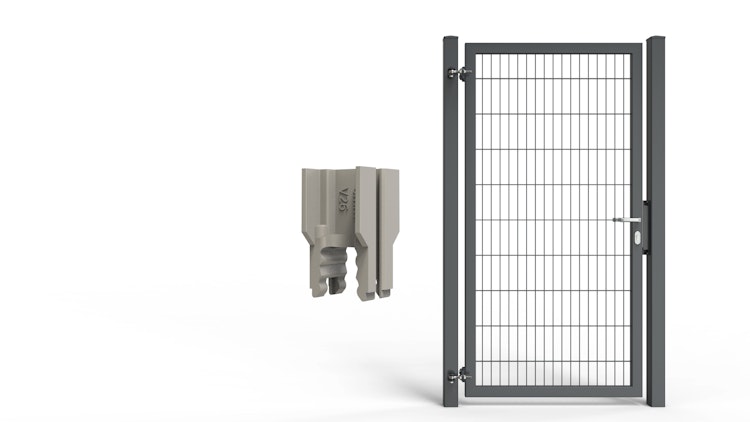 dz MAZUfix Klemmleisten-Set für Doppeltore 6/5/6