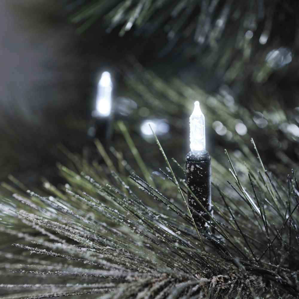 Konstsmide Weihnachtsbeleuchtung  LED Minilichterkette 40 kaltweiße Dioden