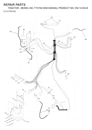Husqvarna Gartentraktoren YTH160, 954140008A, 1997-01