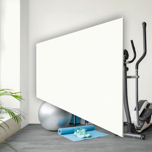 Revét Vinyl Wandfliese Weiss Hochglanz 60 x 30 cm