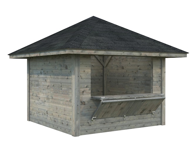 Palmako Marktstand Bianca 8,3 m² Set 104 - 28 mm