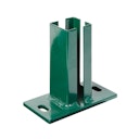 Vorschaubild Alberts® Pfostenträger f.Eckpfosten Doppelstab-Gittermatten,grün,z.Aufschraub.f.60x60mm 685430