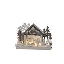 Vorschaubild Konstsmide Weihnachtsbeleuchtung  LED Holzsilhouette Haus 4 warmweiße Dioden