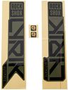 Vorschaubild RockShox Dekor Set schwarz glänzend