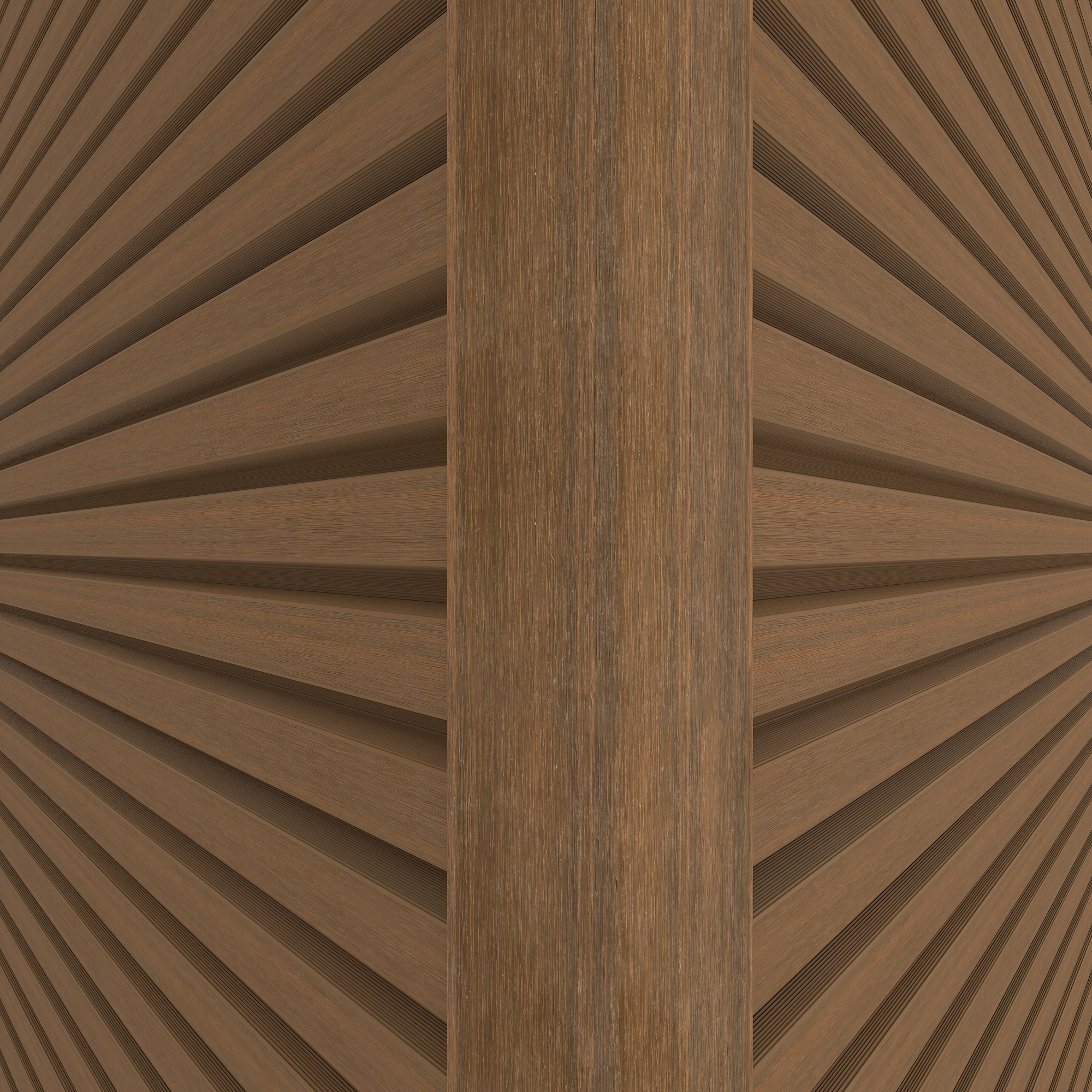 NewTechWood Alu-Coex Außeneckprofil 60 x 60 x 3000 mm