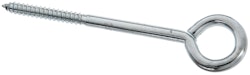 Alberts® Befestigungsring,galv.blau verzinkt,z.Einschrauben,Länge 160mm,Außenmaß ⌀36mm