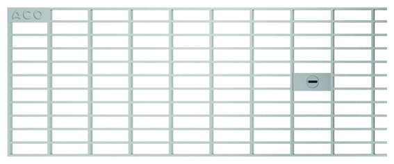 ACO Profiline Maschenrost 30/10 mm, Stahl verzinkt, Baubreite 130 mm