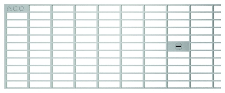 ACO Profiline Maschenrost 30/10 mm Stahl verzinkt, Baubreite 155 mm