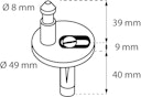 WC-SITZ BEFESTIGUNG NR 41 O.SSK