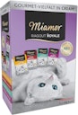 Vorschaubild Miamor Ragout Royale in Cream Vielfalt Kalb, Ente, Huhn & Lachs 12x100g Beutel Multipack Katzennassf