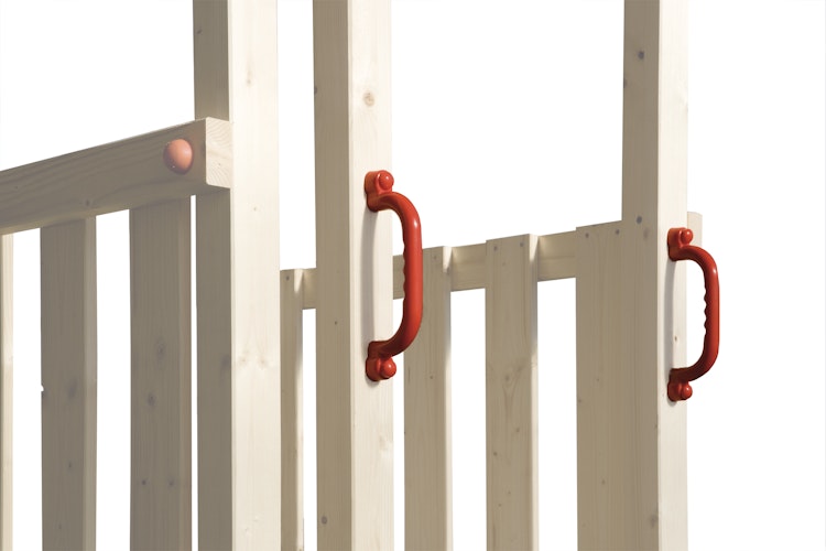 Weka Tabaluga Kinderspielgerät Abenteuer-Doppelschaukel 816 A mit Podest