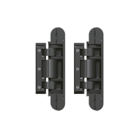 Griffwerk Glastürband TECTUS TEG 310 2D Graphitschwarz paarweise verpackt