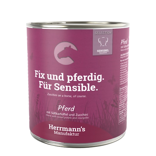Herrmann's Selection Sensibel / Sensitiv 800g Dose Hundenassfutter