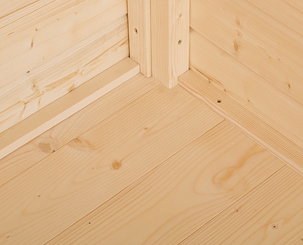 Weka Fußboden für Gartenhaus Batu