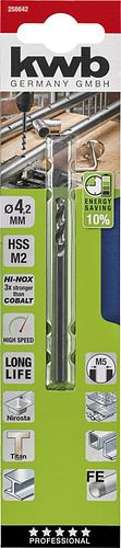 kwb Akku Top HI-NOX HSS Bohrer 4,2 mm SB 258642