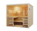 Vorschaubild Abverkaufsmodell Infraworld Sauna Panorama Complete 208 Fichte - 75 mm Multifunktionssauna inkl. 5-teiligem gratis Zubehörset