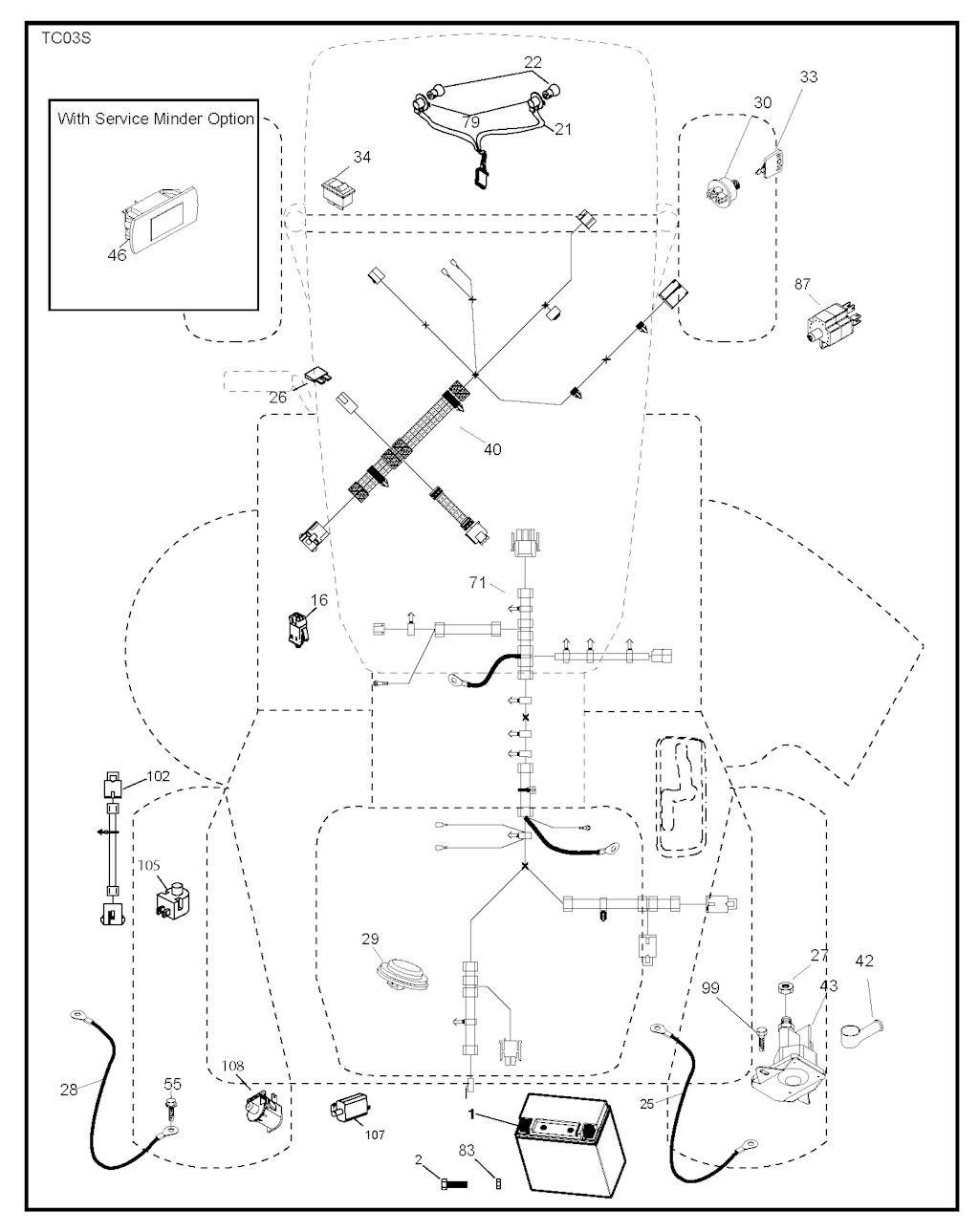 Explosionszeichnung Ersatzteile