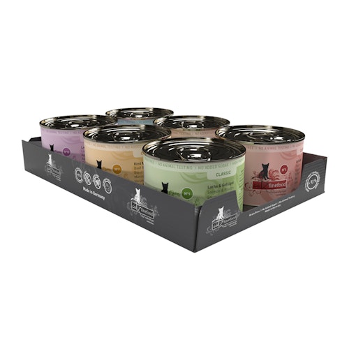 catz finefood Multipack I No.3-13 6 x 200g Multipack Katzennassfutter