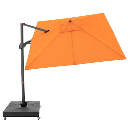 doppler Pendelschirm myZONE 210 x 210, Aluminium Anthrazit / 100 % Polyester 180 g/m²