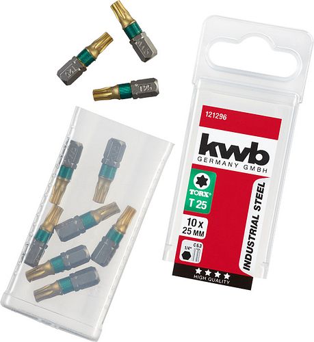 kwb 10 Bits 25mm Torx 25 Titan SB 124296
