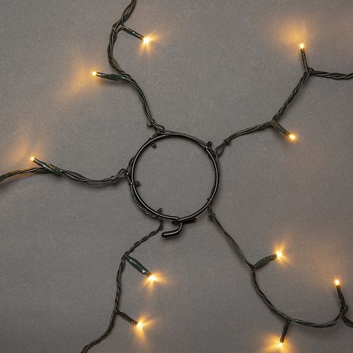 Konstsmide LED Baummantel 5 Stränge/40 bernsteinfarbene Dioden