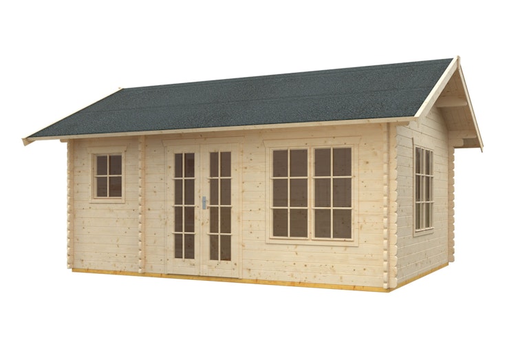 Skan Holz 45 mm Gartenhaus Esbjerg/Freizeithaus 1/2