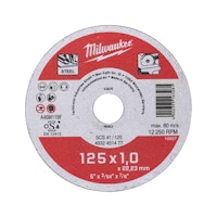 Milwaukee Metalltrennscheibe 125x1 mm Contr. 4932451477