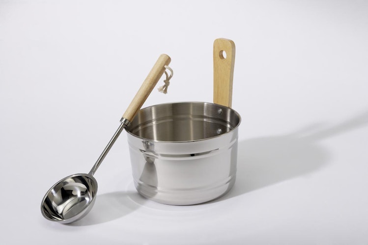 Infraworld Saunaset Edelstahl 2-teilig