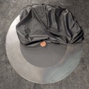 Vorschaubild OFYR Löschabdeckel schwarz und weiche Schutzabdeckel schwarz eingestellt 100 (Ø 100 cm)