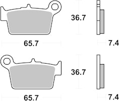 SBS Scooterbelag 199HF Street Ceramic