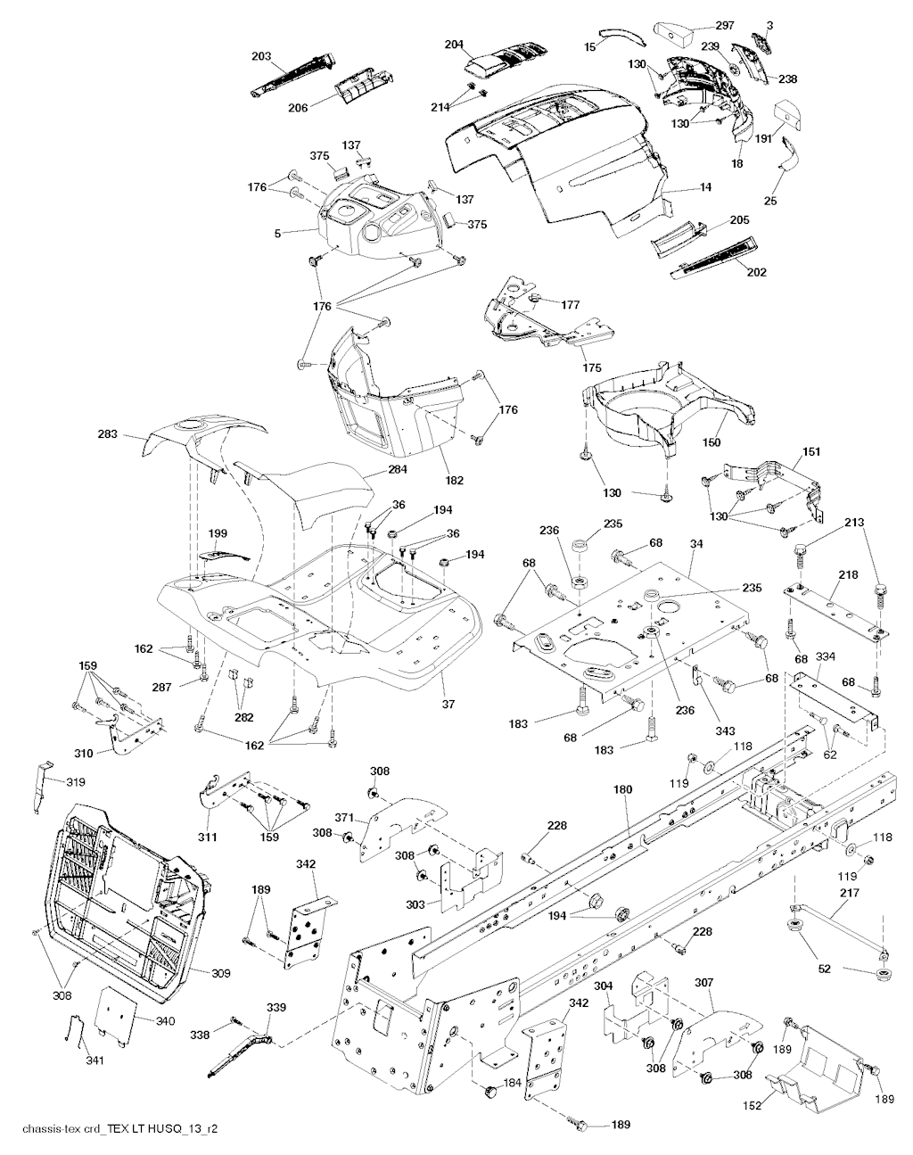 Explosionszeichnung Ersatzteile