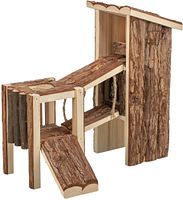 TRIXIE Spielplatz Tjorven, Mäuse/Hamster, Rindenholz, 32 × 19 × 29 cm