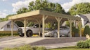 Vorschaubild Weka Doppelcarport mit Vorbereitung zur Dachbegrünung 644 x 718 cm - Leimholz