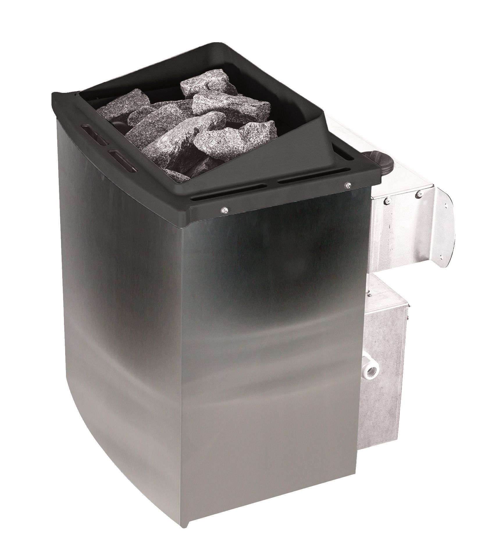 Karibu 9 kW Saunaofen mit integrierter Steuerung (ohne Steine)