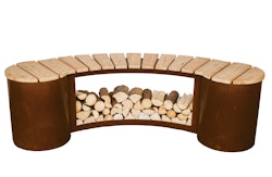 Badeko Bank „Pforzheim“ in Edelrostoptik