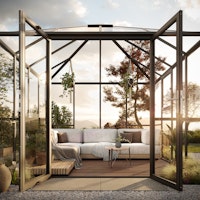 KGT Zusätzliche Doppeltür für Gewächshaus-Pavillon PaviLux