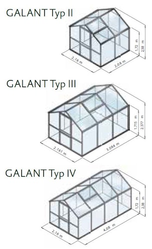 KGT Gewächshaus Galant Typ III